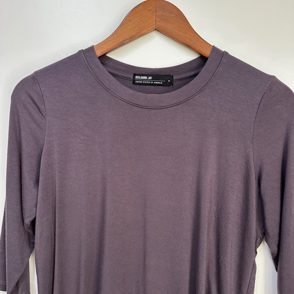 Benjamin Jay Revolve Asymmetrical Tulip Top Gray Size Medium - Picture 4 of 6